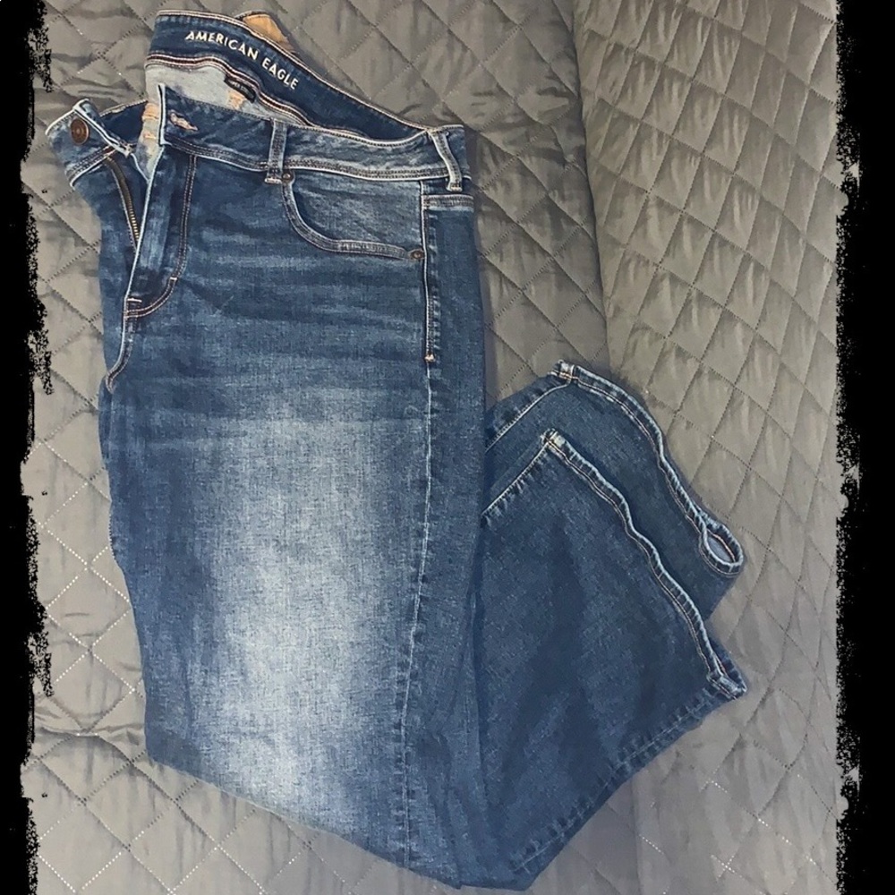 American Eagle Medium Wash Stretch Boot Cut Jeans